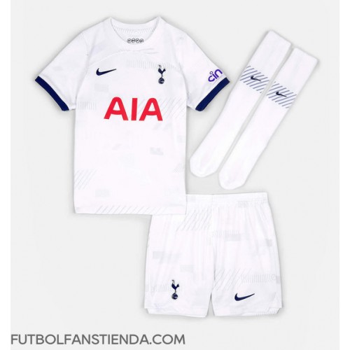 Tottenham Hotspur Primera Equipación Niños 2023-24 Manga Corta (+ Pantalones cortos)